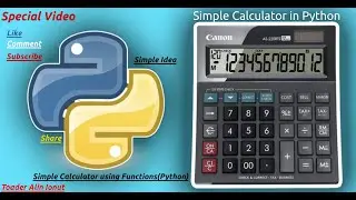 🆕️| Simple Calculator in Python ⌨ - Project Idea 📶 | 🟥Special Video🟥