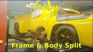 Classic Truck Restoration: Frame & Body Split! 🔧🚗