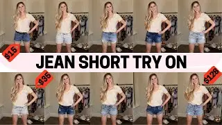 ULTIMATE DENIM SHORT TRY ON HAUL (AFFORDABLE & HIGH END)