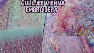 Vienna By Gulljee Fabrics // NOA** BRENISH GULL JEE FLORAL PRINTS EMBROIDERY #gulljee