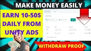 Unity Ads Earning Withdraw Proof || Total Withdraw Upto 250$ || Unity Ads withdraw proof monthly