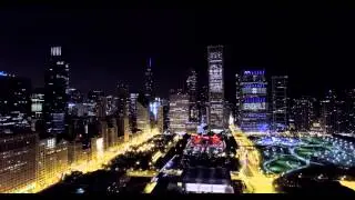 Chicago's Downtown Aerial Video - Day and Night 4K