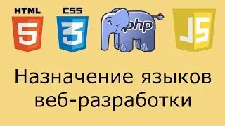 Назначение языков веб-разработки (html, css, php, js) на примере формы