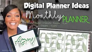 How to Create a Monthly Planner Template || Digital Planning || Teachers and Parents