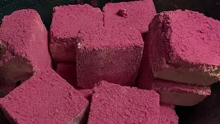19k wow thank you | dusty pink gym chalk blocks | ASMR