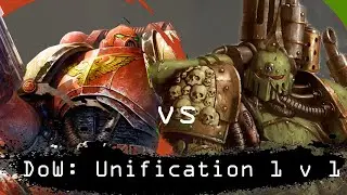 Dawn of War Unification: 1 v 1 Death Guard (Tigershark) vs Space Marines (Xeros)