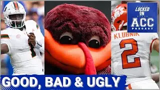 Miami Blows Out Florida, Hokies SHOCKED At Vanderbilt, Clemson Offense Stuck In Quicksand