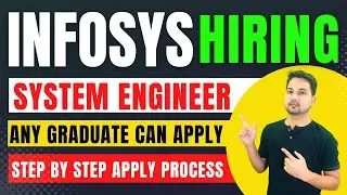 Infosys Hiring FRESHERS for System Engineer | Any Graduate can Apply #offcampusjobs #offcampusdrive
