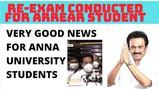 Anna University LATEST NEWS | RE EXAM UPDATES ARREAR STUDENT| HAPPY NEWS FOR ARREAR STUDENT