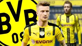 Fifa 17 vs REAL LIFE BORUSSIA DORTMUND faces squad ratings included reus goetze aubameyang dembele