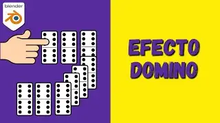 Como Hacer El Efecto Domino En Blender 3D | Rápido Y Fácil