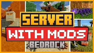 🟨 HOW TO CREATE a MINECRAFT BEDROCK SERVER with MODS in ATERNOS