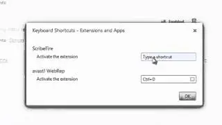 Keyboard Shortcuts for Chrome Extensions