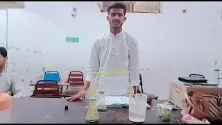 Experiment to demonstrate the process of respiration in germinating seeds by using lime water, bio