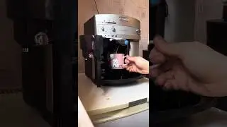 Работа заварочного блока кофемашины Delonghi Magnifica ESAM