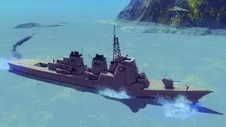 JMSDF Kongō-class Guided Missile Destroyer | My Besiege Creations #43