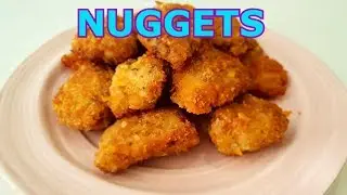 Delicious homemade nuggets - a quick, warm snack for a party