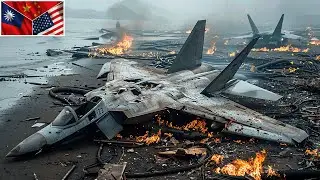 Xi Jinping has lost this war! A squadron of Chinese J-20 fighter jets was shot down by US-Taiwan F-1