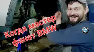 Замена тормозных дисков и колодок из-за сильной вибрации в руле, на BMW X1 E84