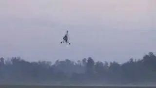 Matt Novotny flying his gyro at Bensen Days 2008