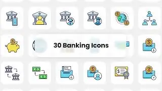 Animated Banking Icons
