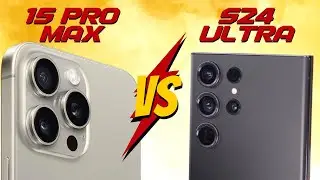 iPhone 15 Pro Max vs Samsung Galaxy S24 Ultra comparison!