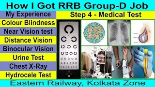 RRB Group-D Exam || Step 4 - Medical Test || Full Process || My Experience || 2023