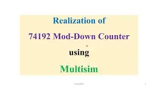 Multisim_74192 Mod Down Counter Design