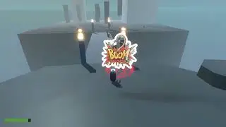 Explosive Enemies, Flying Skulls That Heals Player and Double Jump [Unity]