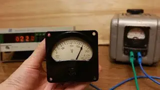 Riddle - guess a devices. Calibration of the E8021 voltmeter by adjusting the additional resistance.