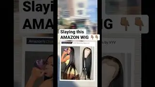 AMAZON WIG 22inch wig review 👉🏽🤔 #wiginfluencer #wiginstall #amazonwigreview #amazonwigs #amazon