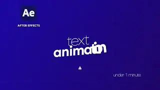 Create EPIC Text Animation in 60 Seconds – Bounce + Scale + Rotation! in After Effects