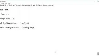 1b  Introduction to Cisco IOS Part 1