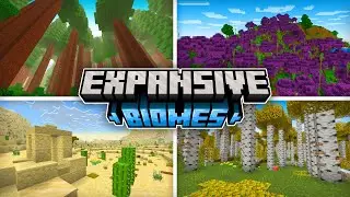 Expansive Biomes Add-On for Minecraft! | Minecraft Bedrock 1.21+