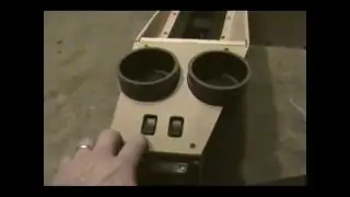Continue working on the VW bug center console 