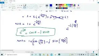 Find the DFT of the sequence x(n)= 1,1,0,0