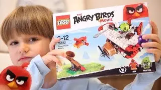 New Lego The Angry Birds Movie Set - Piggy Plane Attack 75822 Toys Review