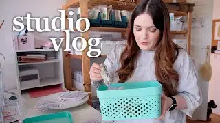 Designing stickers & 8th year shop anniversary plans! | Studio Vlog
