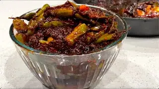 एकदम नया टेस्टी हेल्दी बेगनका आचार • Organic Bengan Pickle • Sangeeta’s World