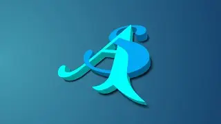 A+S Letter Logo Design in Mobile | How To Make 3D Logo  In Pixellab | Skystene Productions