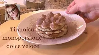 Tiramisù  monoporzione - dolce veloce