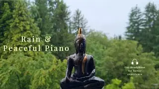 Rain Music for sleeping & Relaxing Piano for inner peace, Meditation,Yoga,Stress,depression|Budha