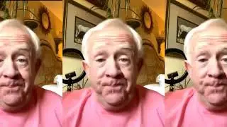 Leslie Jordan blushing while listening to WAP by Cardi B and Megan Thee Stallion®
