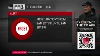 Local on the 8s with Frost Advisory Scroll - Pittsburgh, PA (10/10/24)