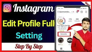 Instagram Edit Profile Full Settings |Instagram Profile Edit Setting Kaise Kare | Bio Edit 😍🔥