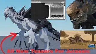 ALL NEW TEASERS FOR JURASSIC BLOCKY😱|ROBLOX|WEEKLY UPDATES|
