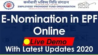 EPF nominee update online December 21, 2021 #epfnomination #nomination #online_nomination and #UAN