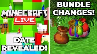 Minecraft LIVE Date Revealed | Bundle Changes & MORE!