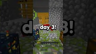 Day 3 of 100 Days in Minecraft Survival! 