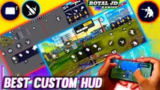 Best Custom HUD Settings In Free Fire |  2 Finger Best Custom HUD |,#royaljdgaming,#freefire,#new